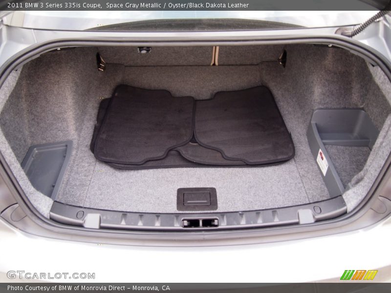 Space Gray Metallic / Oyster/Black Dakota Leather 2011 BMW 3 Series 335is Coupe