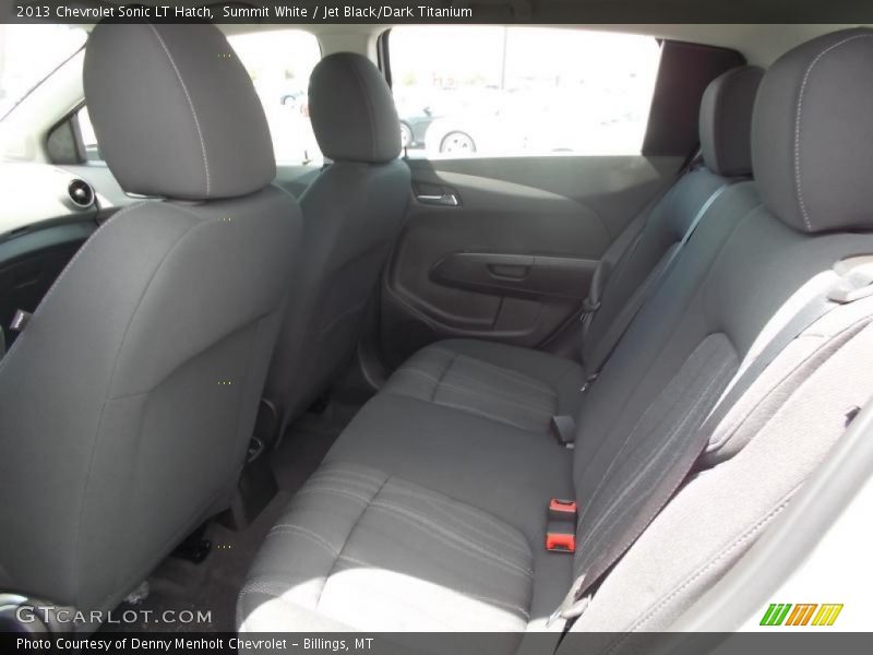 Summit White / Jet Black/Dark Titanium 2013 Chevrolet Sonic LT Hatch