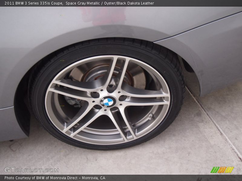 Space Gray Metallic / Oyster/Black Dakota Leather 2011 BMW 3 Series 335is Coupe