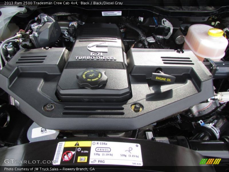 Black / Black/Diesel Gray 2013 Ram 2500 Tradesman Crew Cab 4x4