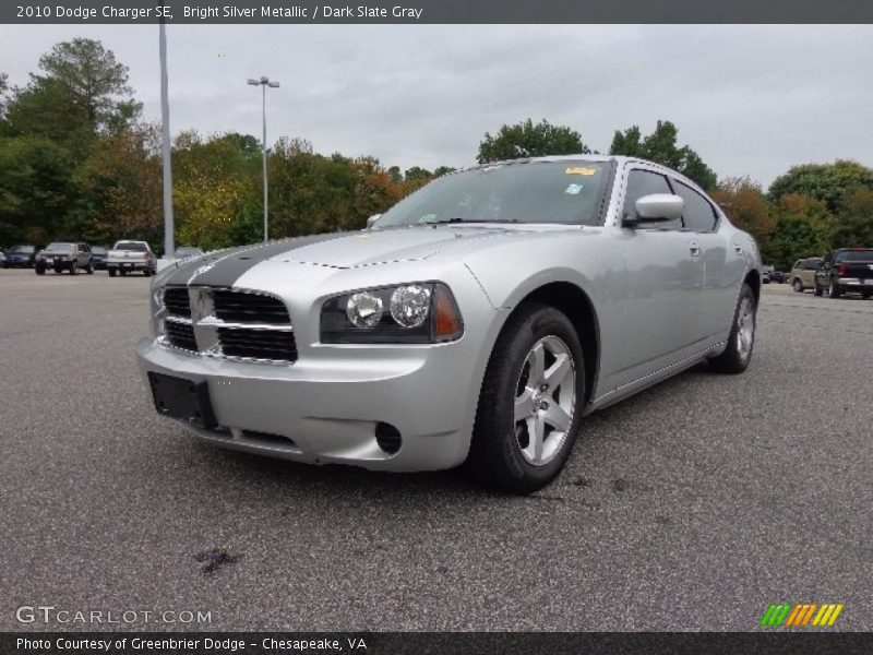 Bright Silver Metallic / Dark Slate Gray 2010 Dodge Charger SE