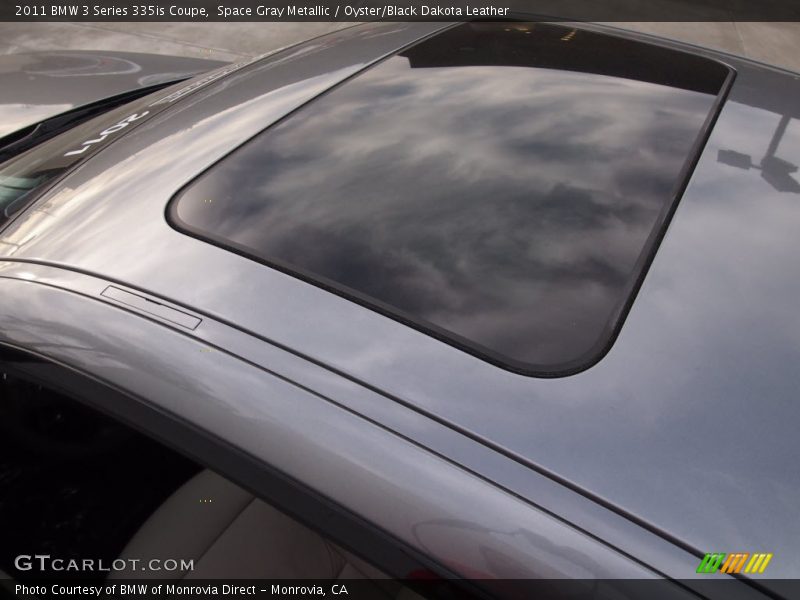 Space Gray Metallic / Oyster/Black Dakota Leather 2011 BMW 3 Series 335is Coupe