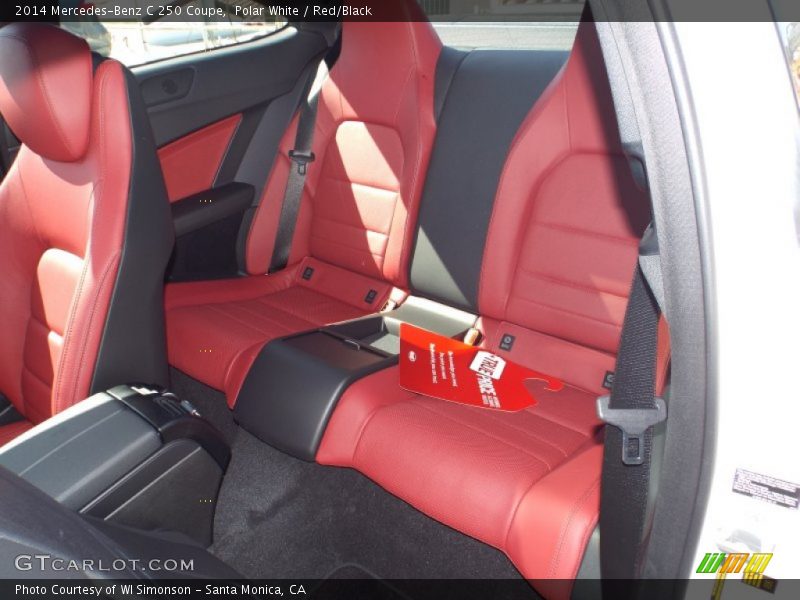 Rear Seat of 2014 C 250 Coupe