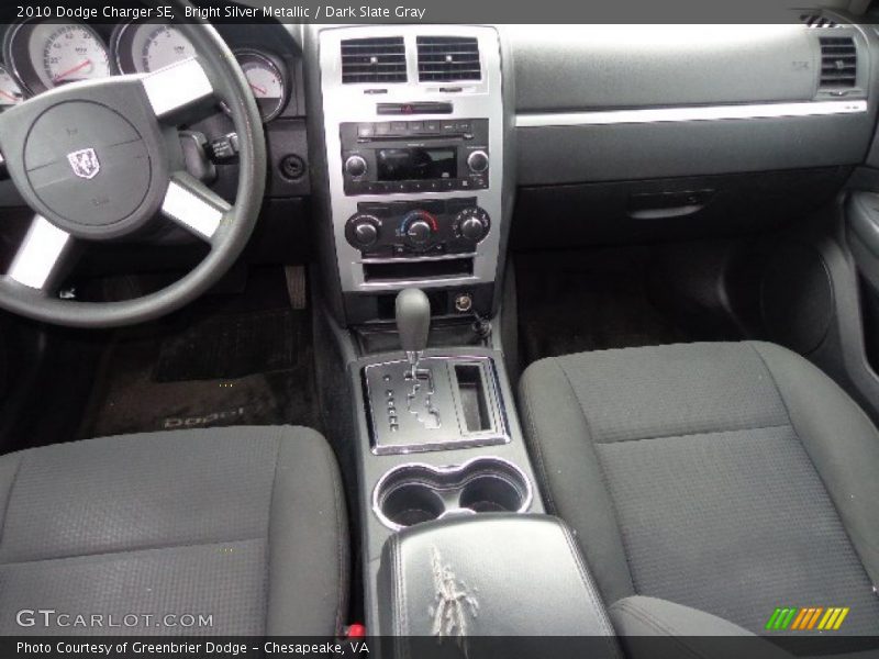 Bright Silver Metallic / Dark Slate Gray 2010 Dodge Charger SE