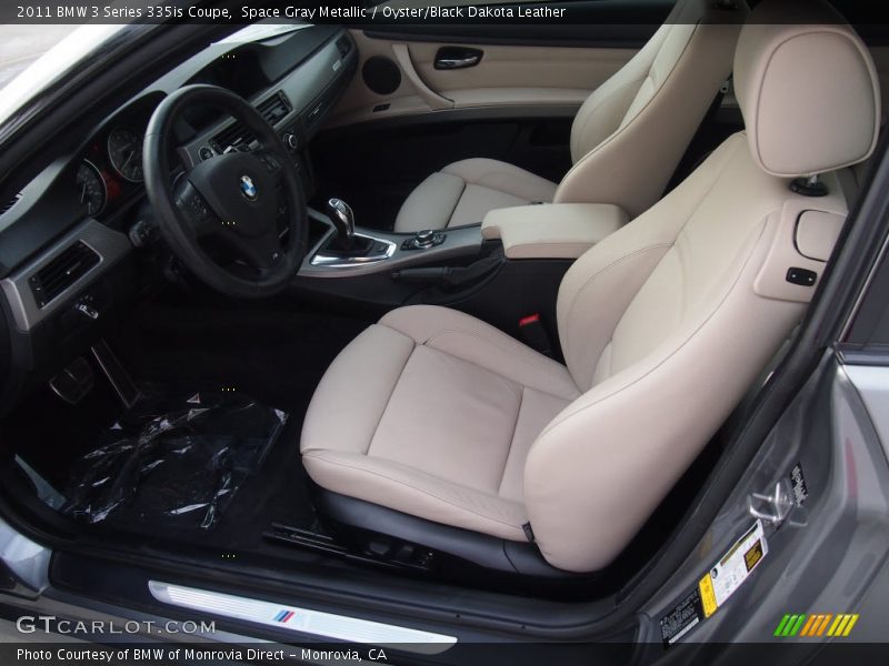 Space Gray Metallic / Oyster/Black Dakota Leather 2011 BMW 3 Series 335is Coupe