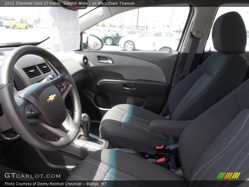 Summit White / Jet Black/Dark Titanium 2013 Chevrolet Sonic LT Hatch