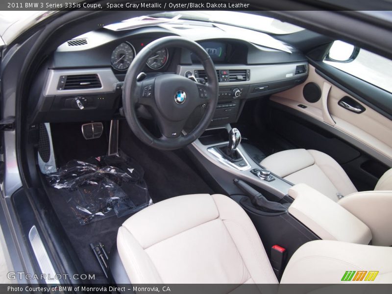 Space Gray Metallic / Oyster/Black Dakota Leather 2011 BMW 3 Series 335is Coupe