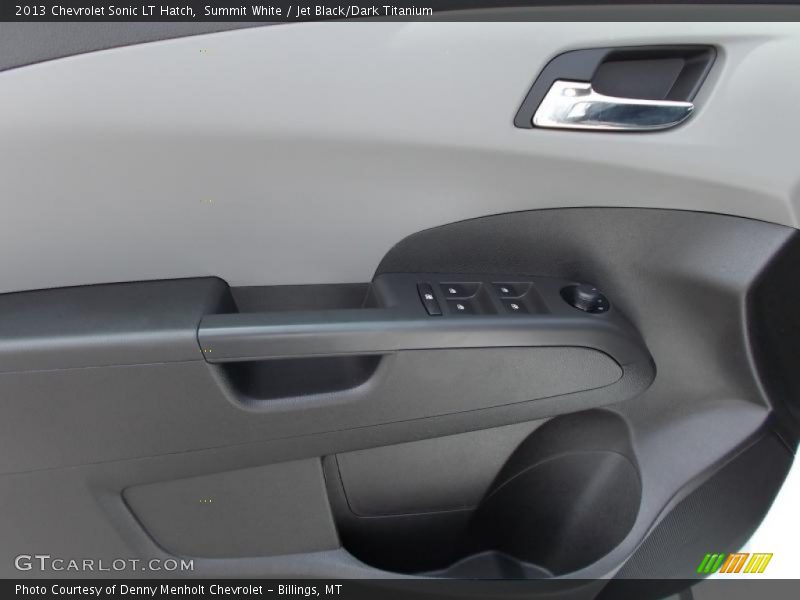 Summit White / Jet Black/Dark Titanium 2013 Chevrolet Sonic LT Hatch