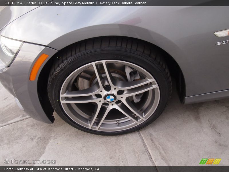 Space Gray Metallic / Oyster/Black Dakota Leather 2011 BMW 3 Series 335is Coupe
