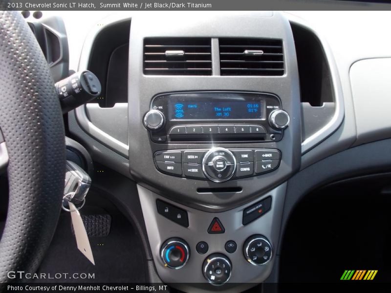 Summit White / Jet Black/Dark Titanium 2013 Chevrolet Sonic LT Hatch