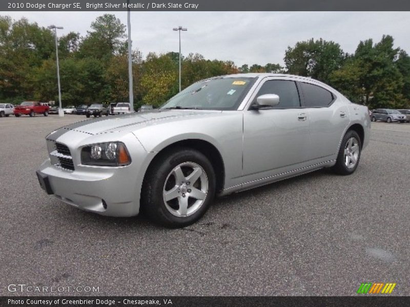 Bright Silver Metallic / Dark Slate Gray 2010 Dodge Charger SE