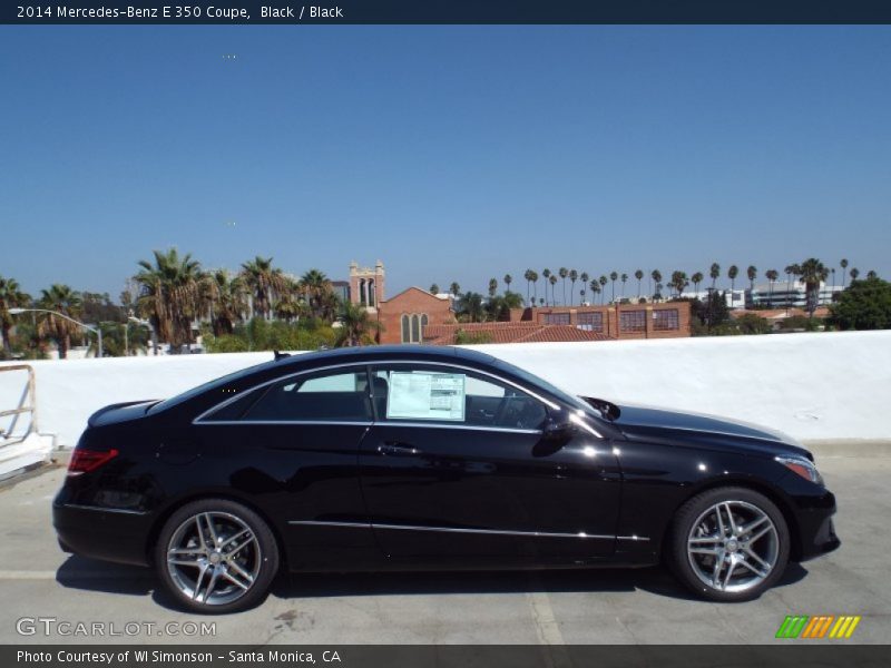 Black / Black 2014 Mercedes-Benz E 350 Coupe