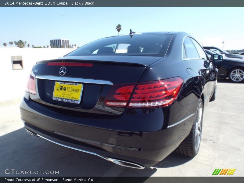 Black / Black 2014 Mercedes-Benz E 350 Coupe