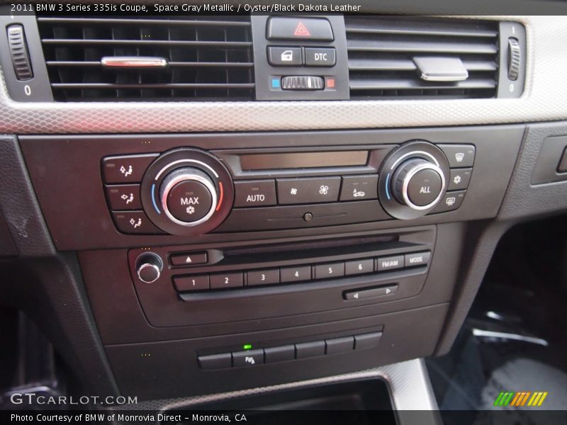 Space Gray Metallic / Oyster/Black Dakota Leather 2011 BMW 3 Series 335is Coupe