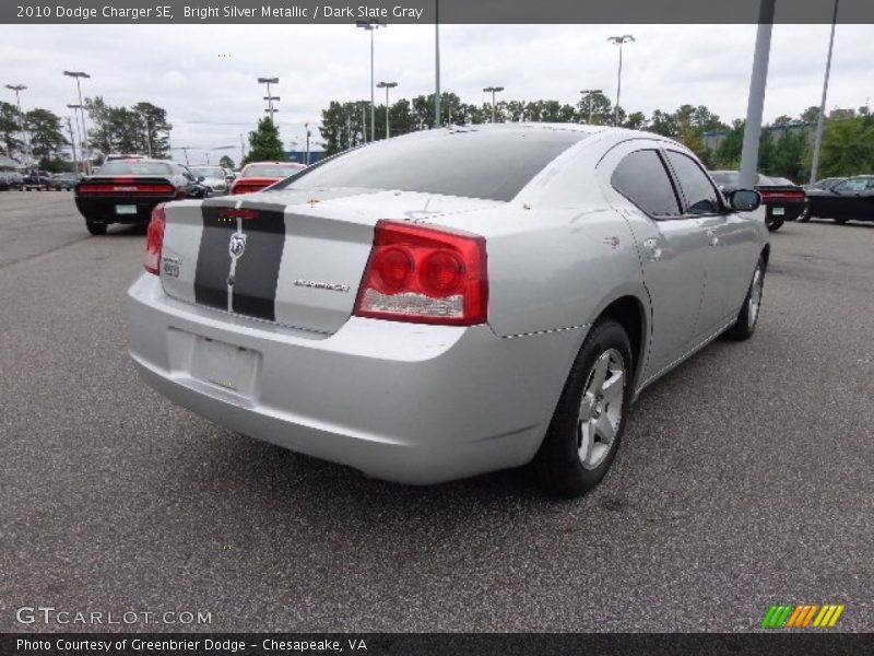 Bright Silver Metallic / Dark Slate Gray 2010 Dodge Charger SE