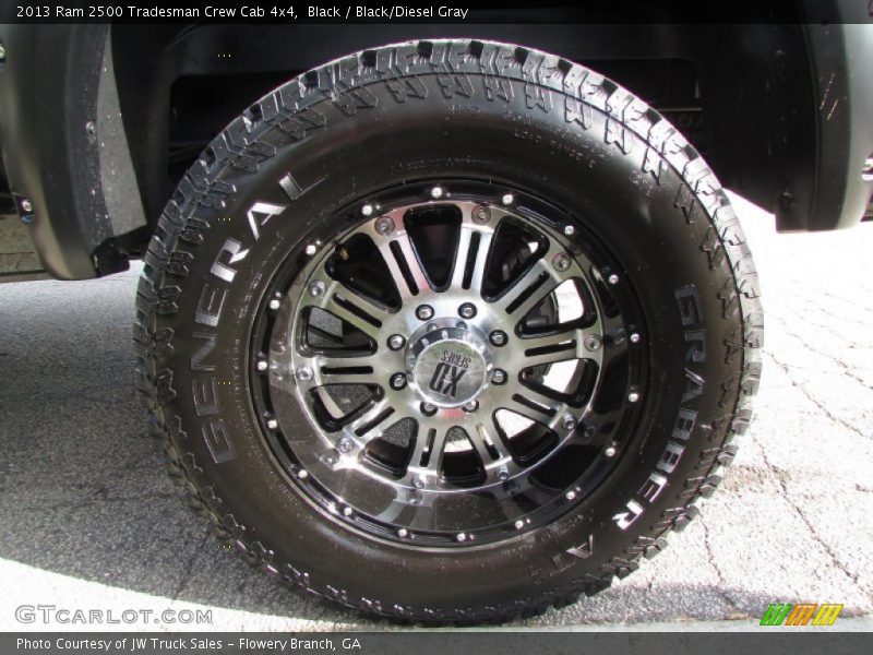 Black / Black/Diesel Gray 2013 Ram 2500 Tradesman Crew Cab 4x4