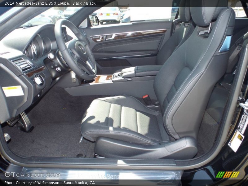 Black / Black 2014 Mercedes-Benz E 350 Coupe