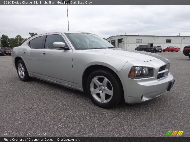 Bright Silver Metallic / Dark Slate Gray 2010 Dodge Charger SE