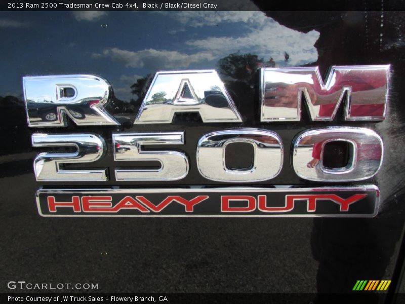 Black / Black/Diesel Gray 2013 Ram 2500 Tradesman Crew Cab 4x4