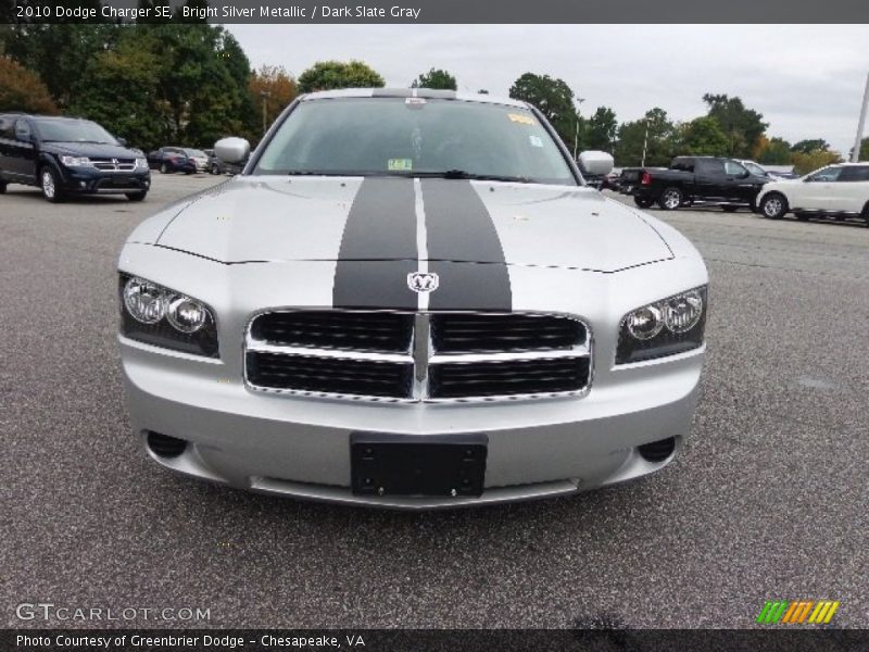 Bright Silver Metallic / Dark Slate Gray 2010 Dodge Charger SE