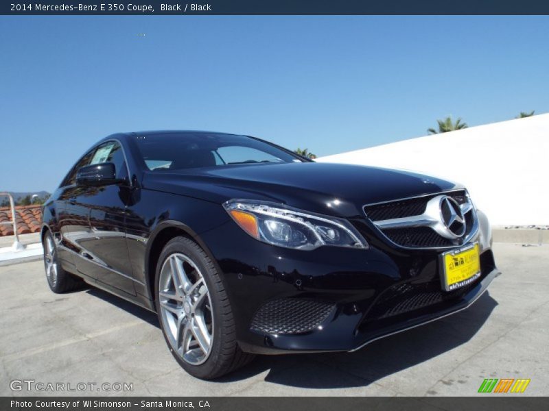Black / Black 2014 Mercedes-Benz E 350 Coupe