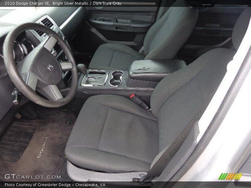 Bright Silver Metallic / Dark Slate Gray 2010 Dodge Charger SE