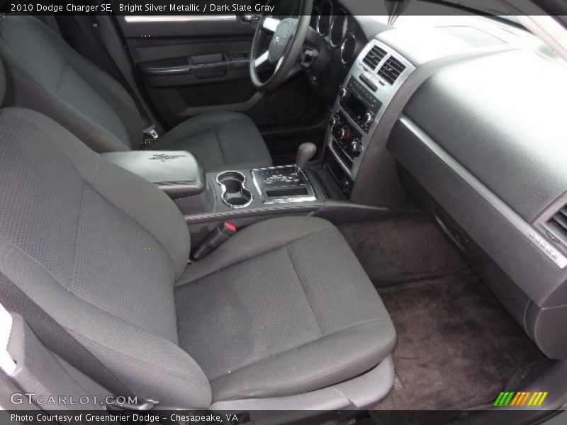 Bright Silver Metallic / Dark Slate Gray 2010 Dodge Charger SE