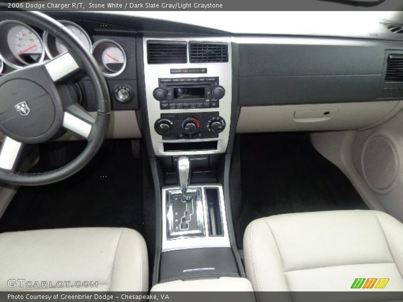 Stone White / Dark Slate Gray/Light Graystone 2006 Dodge Charger R/T