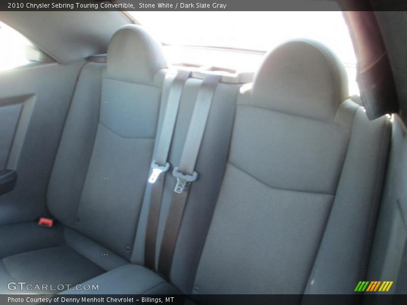 Stone White / Dark Slate Gray 2010 Chrysler Sebring Touring Convertible