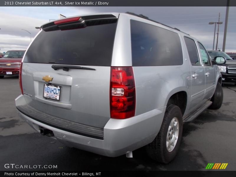 Silver Ice Metallic / Ebony 2013 Chevrolet Suburban LT 4x4