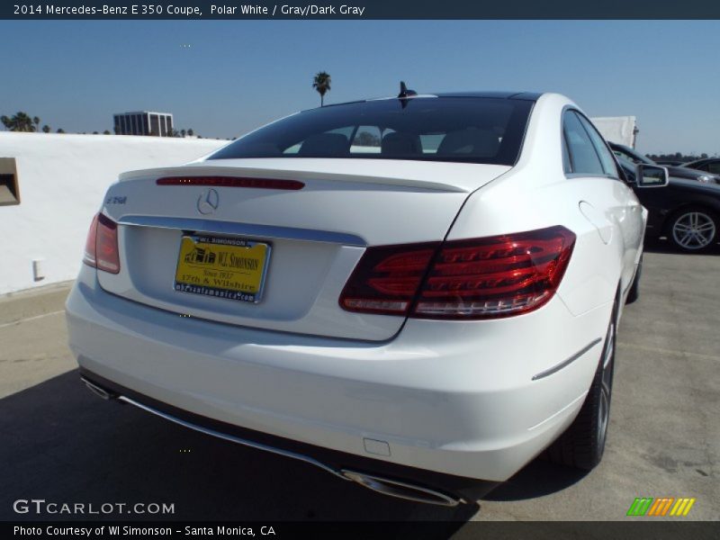 Polar White / Gray/Dark Gray 2014 Mercedes-Benz E 350 Coupe