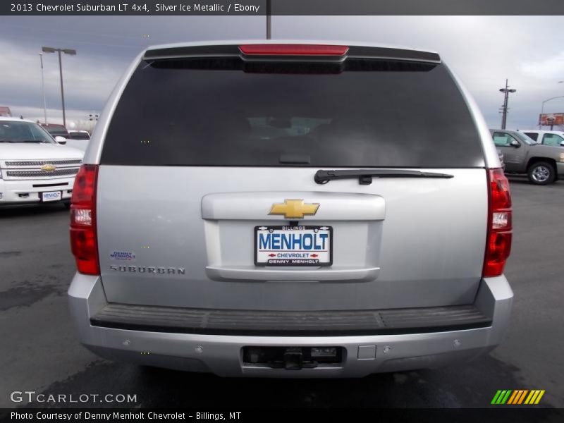 Silver Ice Metallic / Ebony 2013 Chevrolet Suburban LT 4x4