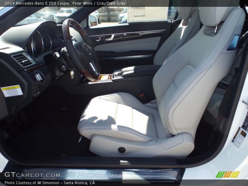  2014 E 350 Coupe Gray/Dark Gray Interior