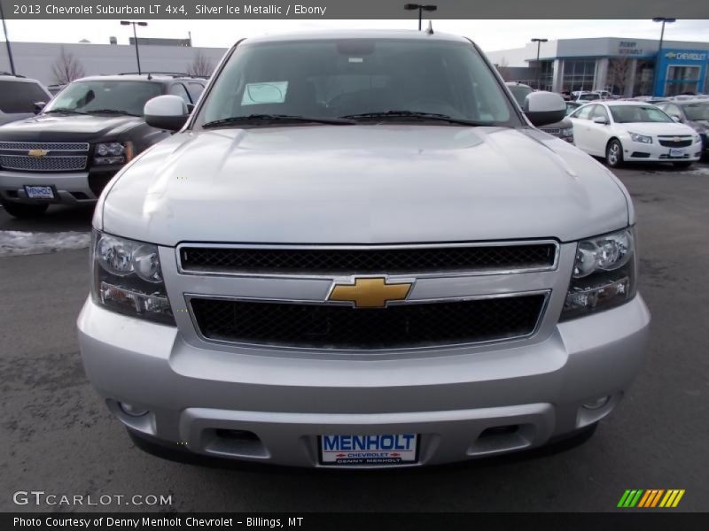 Silver Ice Metallic / Ebony 2013 Chevrolet Suburban LT 4x4