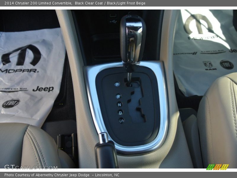 Black Clear Coat / Black/Light Frost Beige 2014 Chrysler 200 Limited Convertible