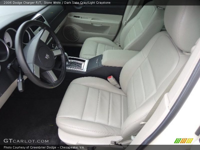 Stone White / Dark Slate Gray/Light Graystone 2006 Dodge Charger R/T