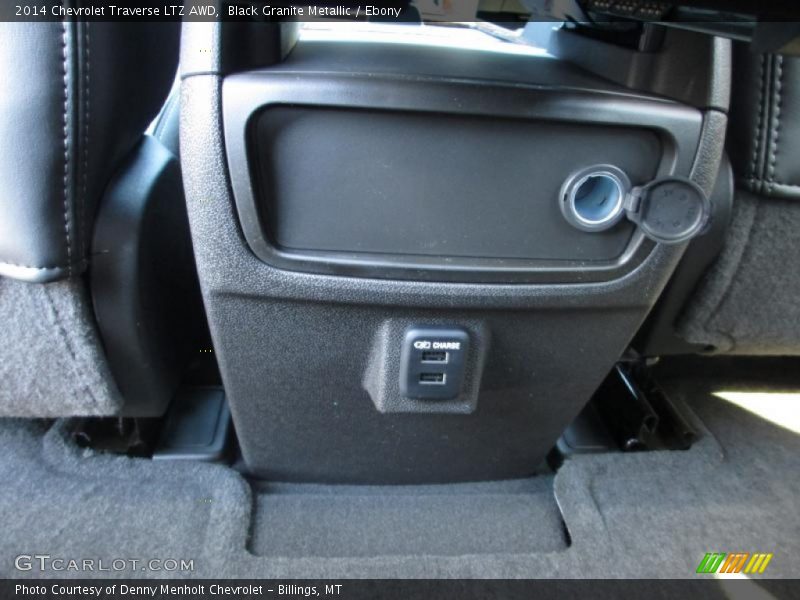 Black Granite Metallic / Ebony 2014 Chevrolet Traverse LTZ AWD