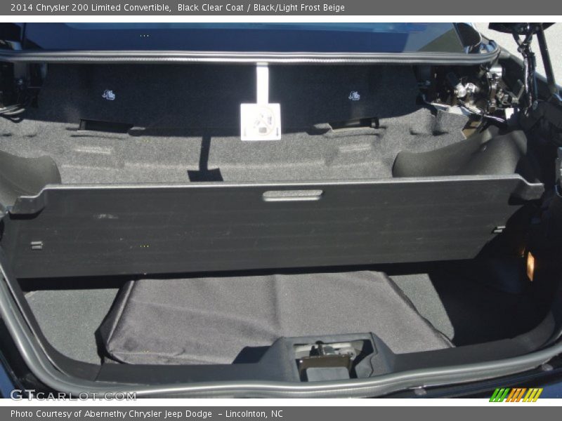 Black Clear Coat / Black/Light Frost Beige 2014 Chrysler 200 Limited Convertible