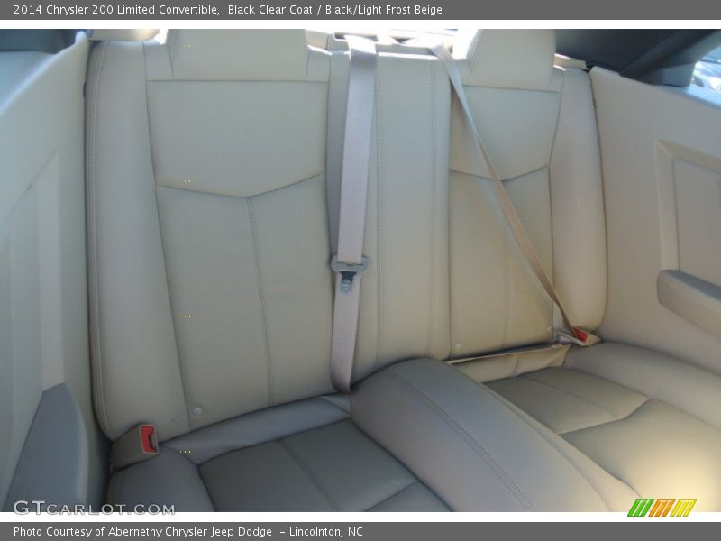 Black Clear Coat / Black/Light Frost Beige 2014 Chrysler 200 Limited Convertible