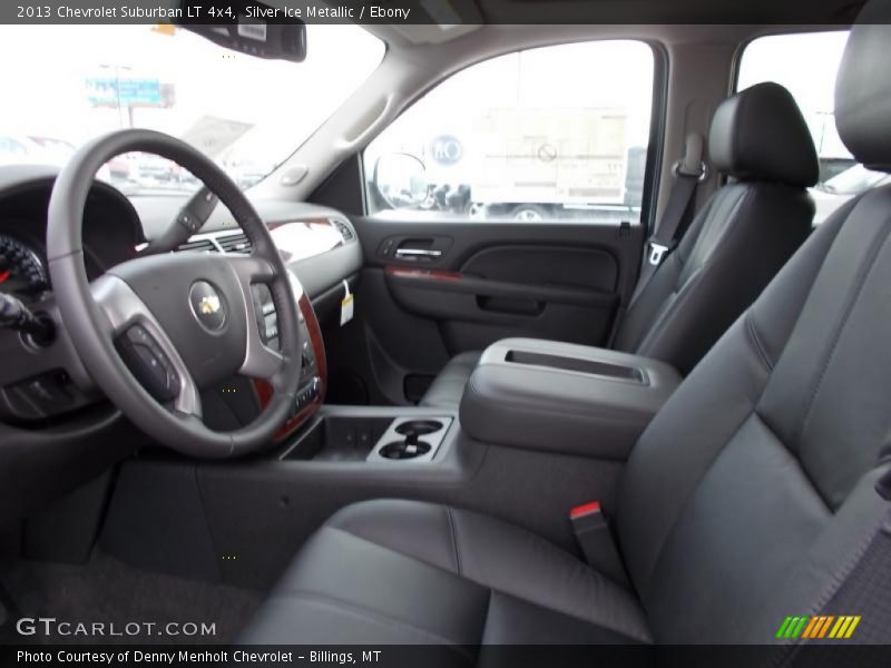 Silver Ice Metallic / Ebony 2013 Chevrolet Suburban LT 4x4