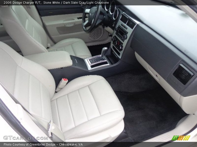 Stone White / Dark Slate Gray/Light Graystone 2006 Dodge Charger R/T