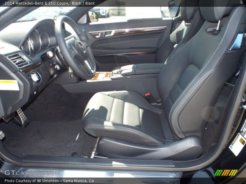  2014 E 350 Coupe Black Interior