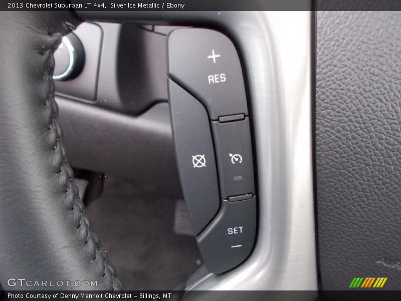 Silver Ice Metallic / Ebony 2013 Chevrolet Suburban LT 4x4