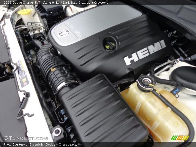 Stone White / Dark Slate Gray/Light Graystone 2006 Dodge Charger R/T