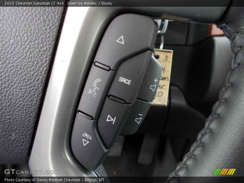Silver Ice Metallic / Ebony 2013 Chevrolet Suburban LT 4x4