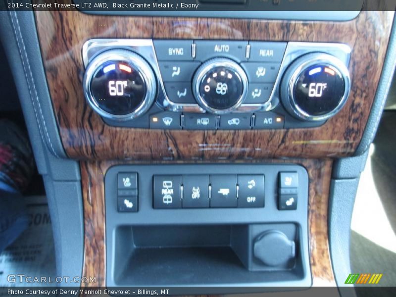 Black Granite Metallic / Ebony 2014 Chevrolet Traverse LTZ AWD