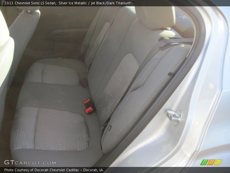 Silver Ice Metallic / Jet Black/Dark Titanium 2013 Chevrolet Sonic LS Sedan