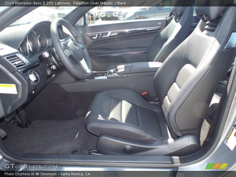 Paladium Silver Metallic / Black 2014 Mercedes-Benz E 350 Cabriolet