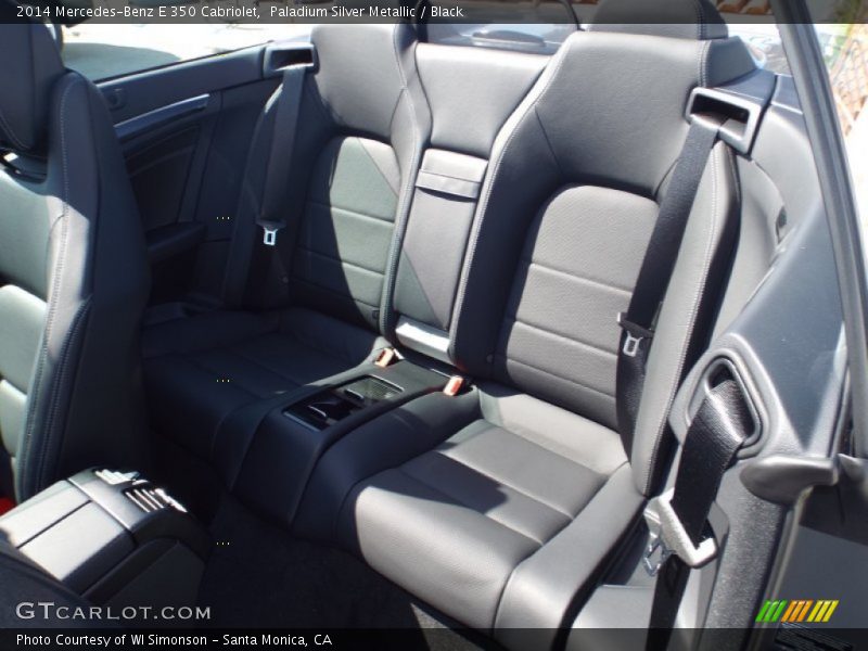 Paladium Silver Metallic / Black 2014 Mercedes-Benz E 350 Cabriolet