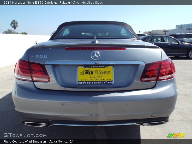 Paladium Silver Metallic / Black 2014 Mercedes-Benz E 350 Cabriolet